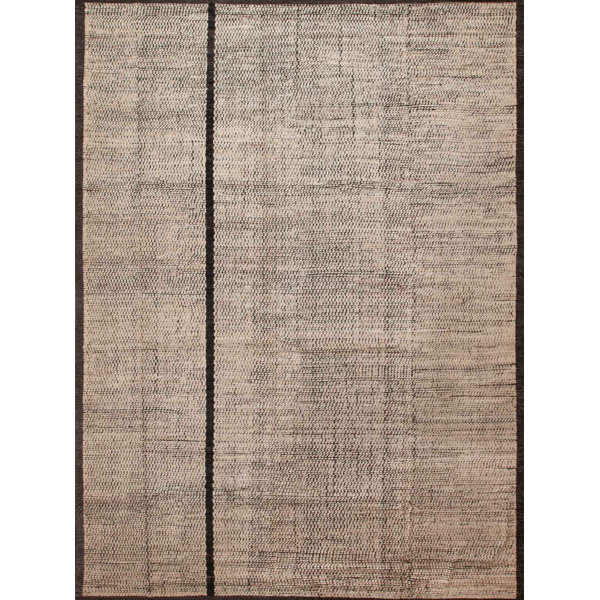 Nazmiyal Collection OneofaKind Large Minimalist Cream/Brown Modern